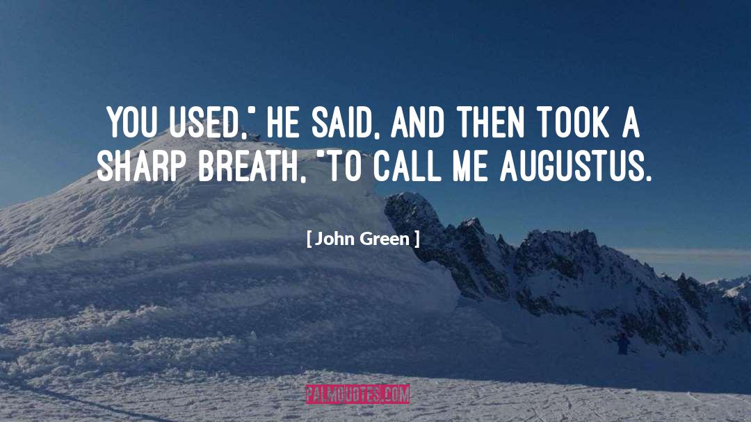 Breath The Green Charcoal Bag quotes by John Green