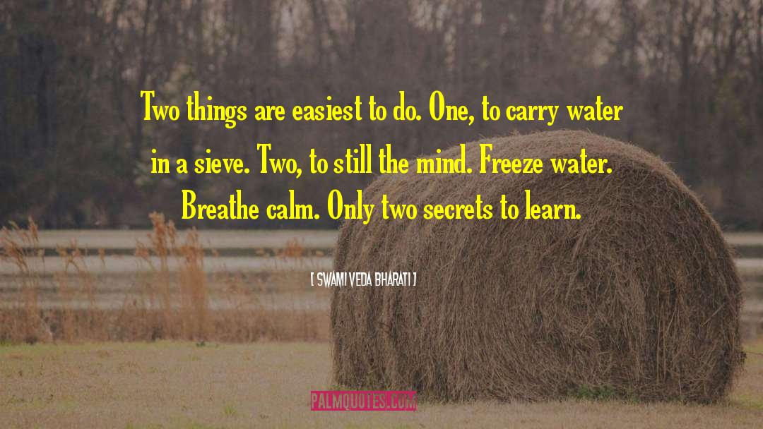 Breathe Deep quotes by Swami Veda Bharati