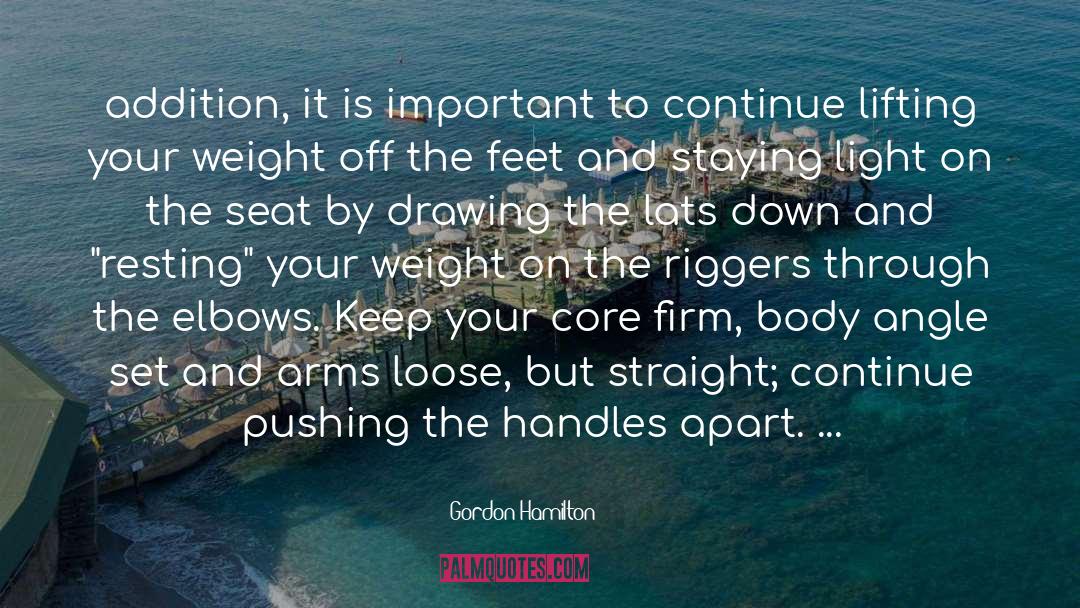 Breathe Light Into Your Body quotes by Gordon Hamilton