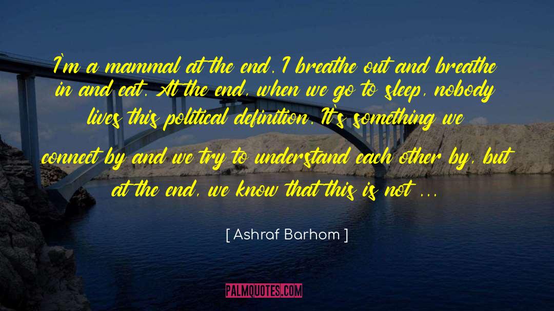 Breathe Out quotes by Ashraf Barhom
