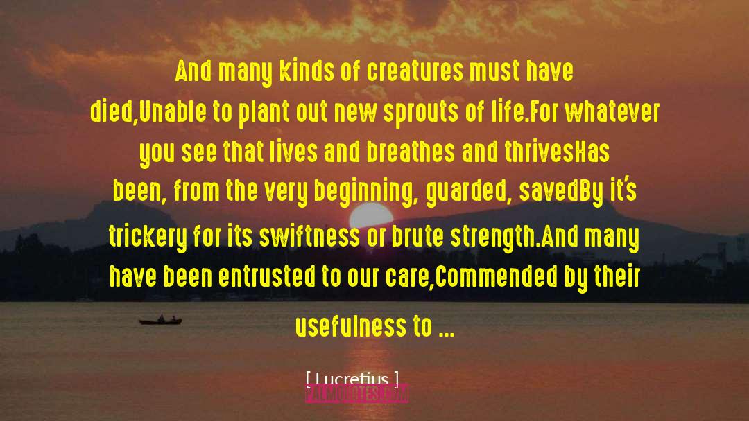 Breathes quotes by Lucretius