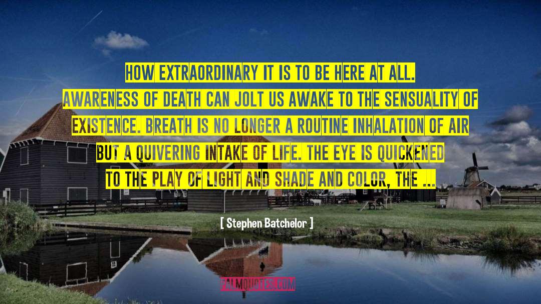 Breathing Awareness quotes by Stephen Batchelor