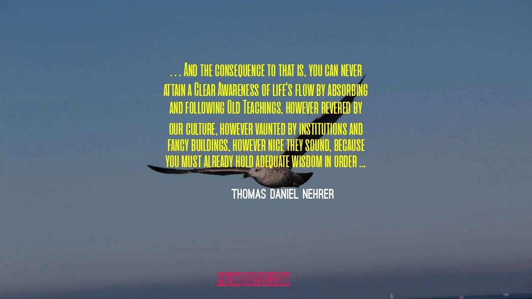 Breathing In Awareness quotes by Thomas Daniel Nehrer