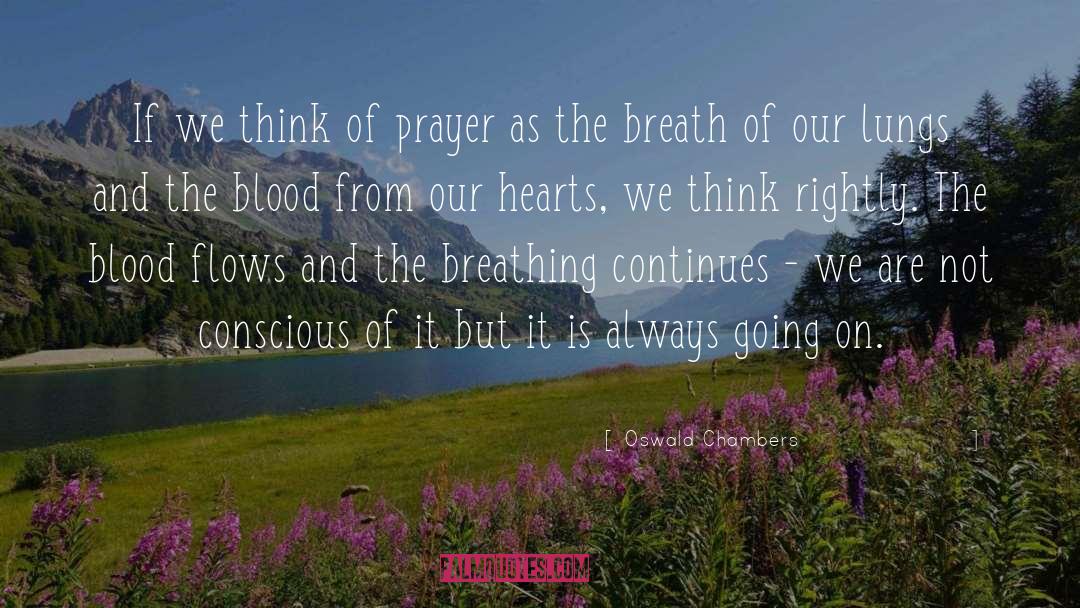 Breathing Lungs quotes by Oswald Chambers