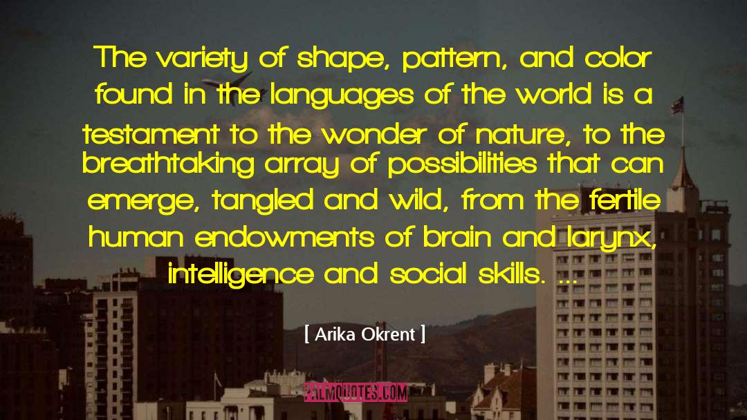 Breathtaking quotes by Arika Okrent