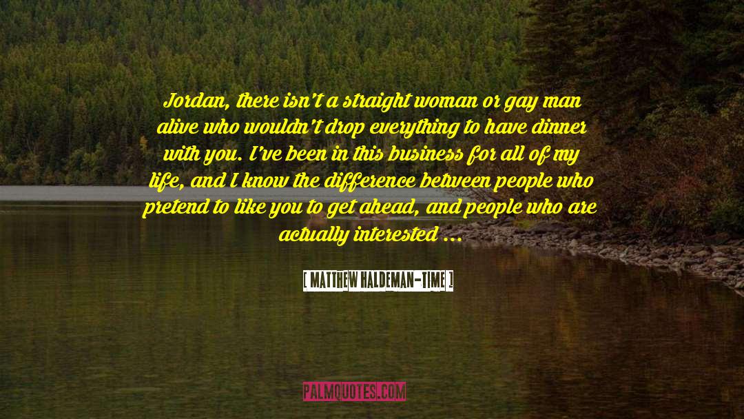 Brechner Woman quotes by Matthew Haldeman-Time