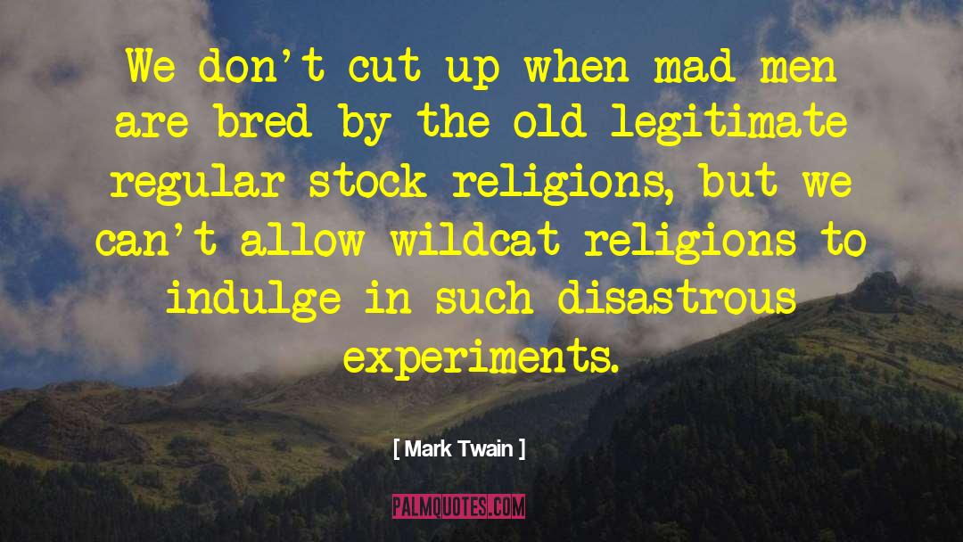 Bred quotes by Mark Twain