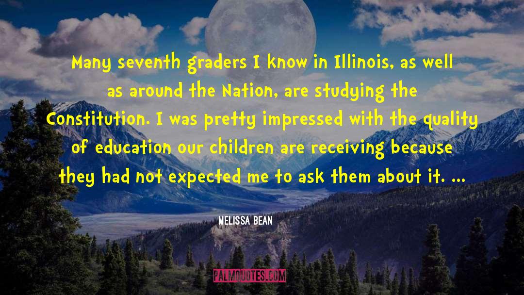 Bredemeier Illinois quotes by Melissa Bean