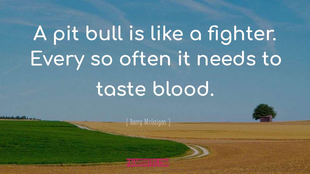 Brehmer Bulls quotes by Barry McGuigan