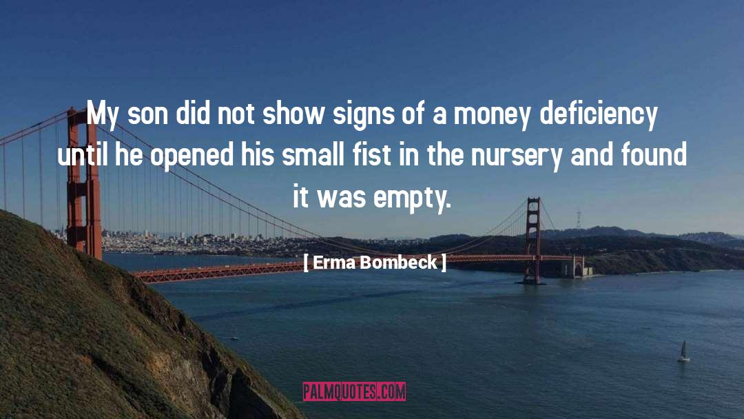 Breitsprecher Nursery quotes by Erma Bombeck