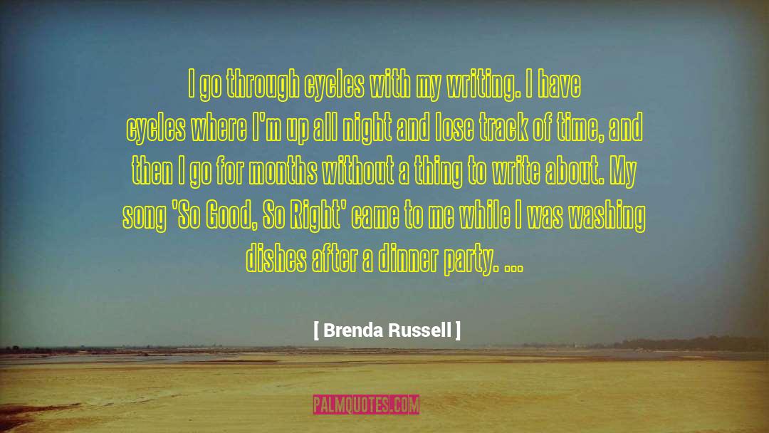 Brenda quotes by Brenda Russell