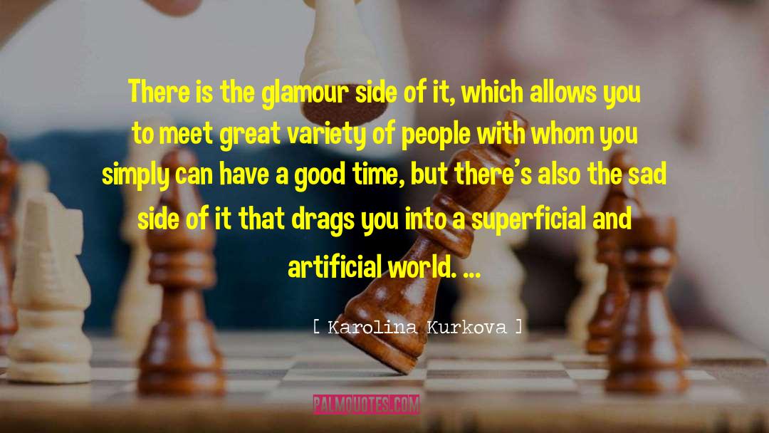 Brenley Glamour quotes by Karolina Kurkova