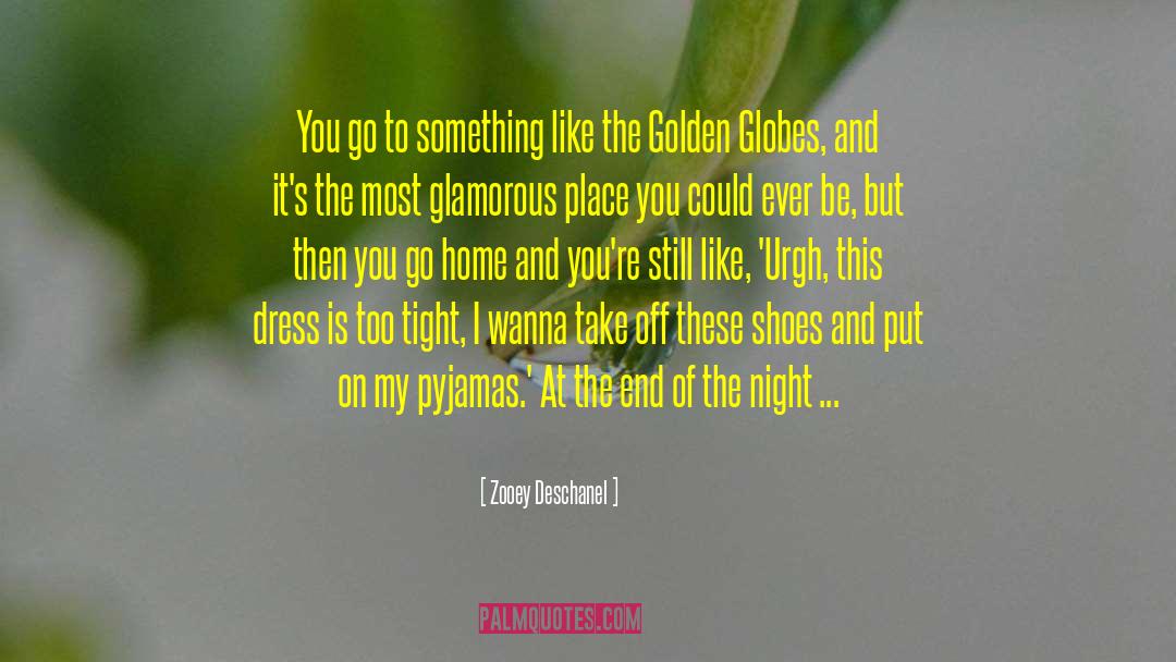 Brenley Glamour quotes by Zooey Deschanel