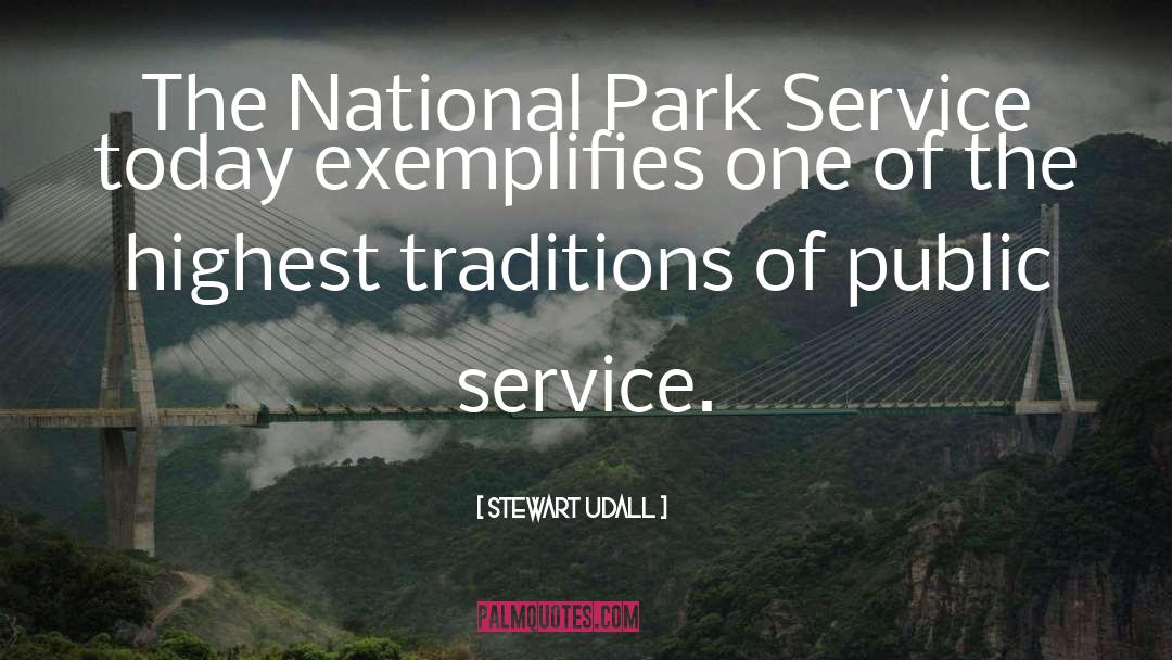Bresland Park quotes by Stewart Udall