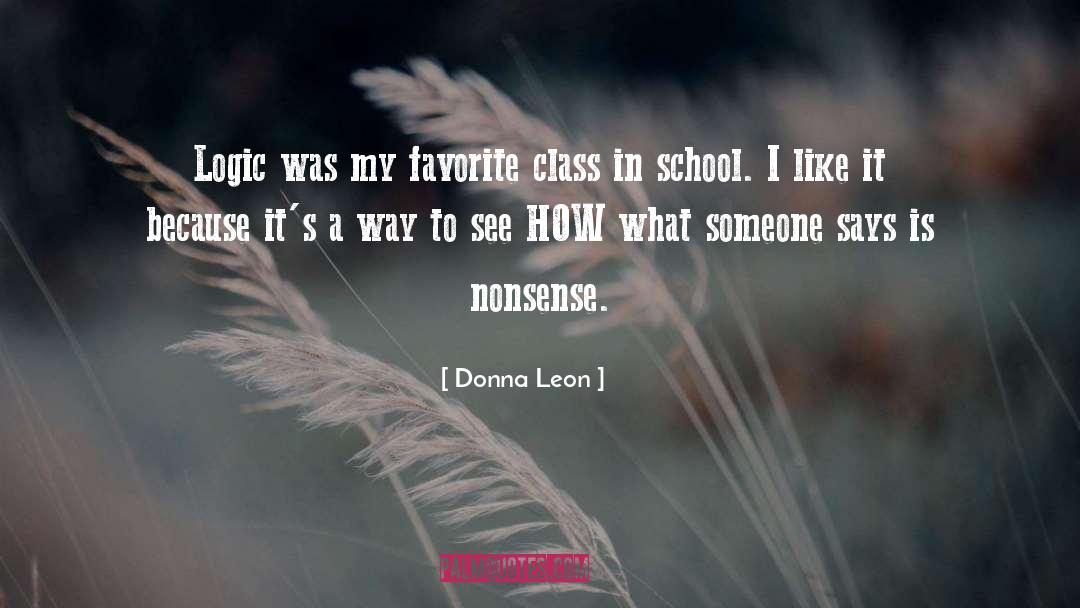 Bresnahan School quotes by Donna Leon