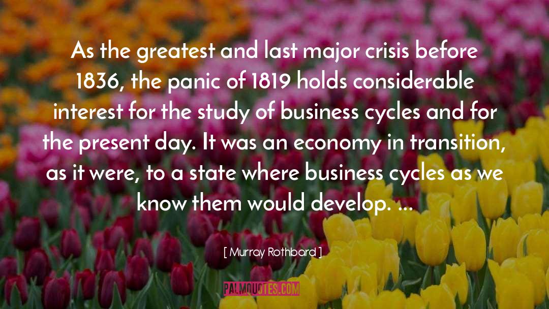 Bressert Cycles quotes by Murray Rothbard