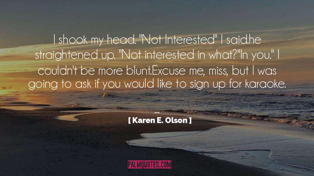 Brett Kline quotes by Karen E. Olson
