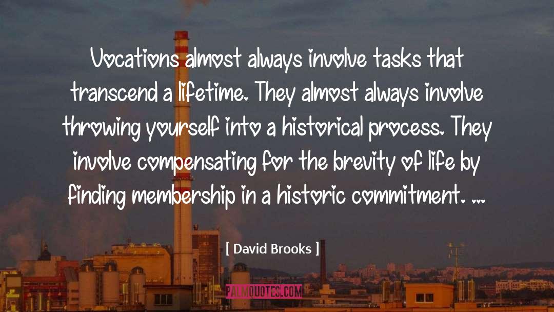 Brevity Of Life quotes by David Brooks