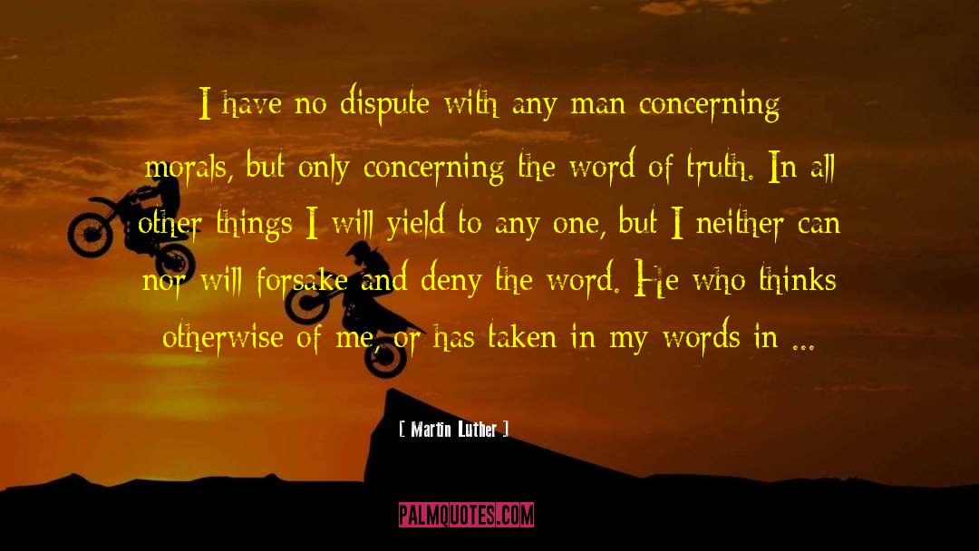 Brevity Of Words quotes by Martin Luther