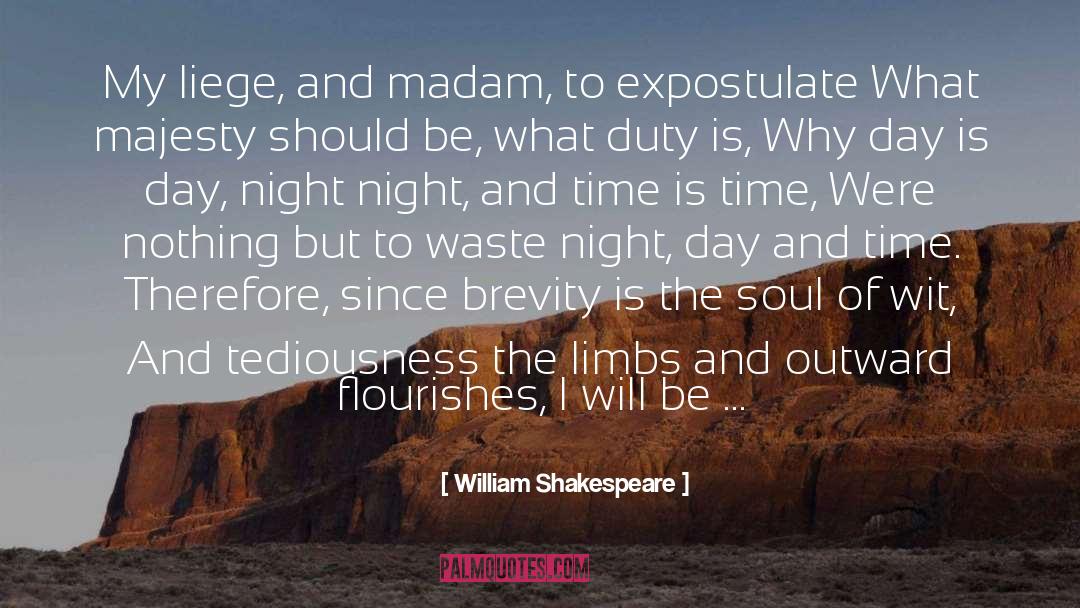 Brevity quotes by William Shakespeare