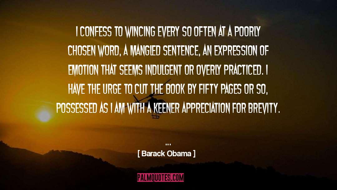Brevity quotes by Barack Obama