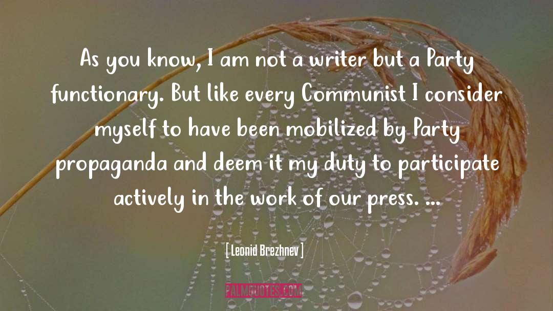 Brezhnev quotes by Leonid Brezhnev