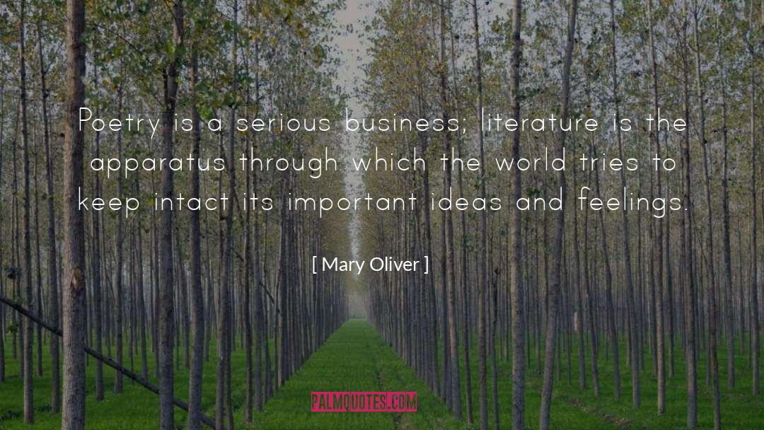 Brian Oliver quotes by Mary Oliver