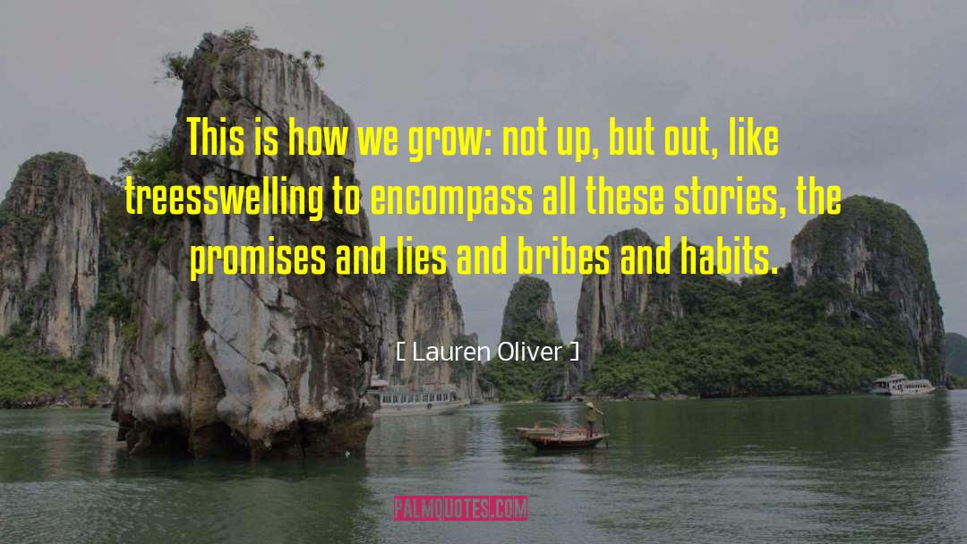 Bribes quotes by Lauren Oliver