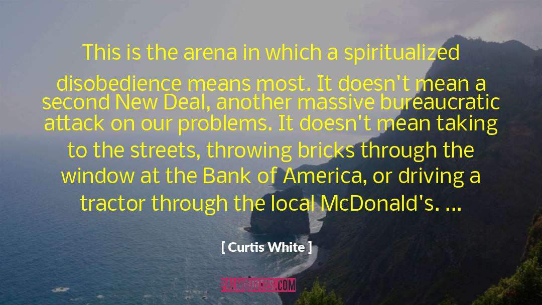 Bricks quotes by Curtis White