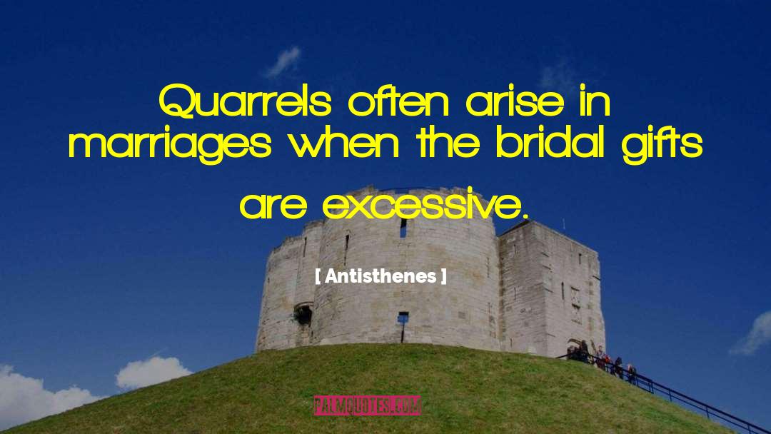 Bridal quotes by Antisthenes