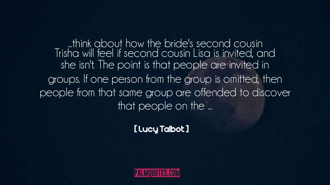 Bride And Groom quotes by Lucy Talbot