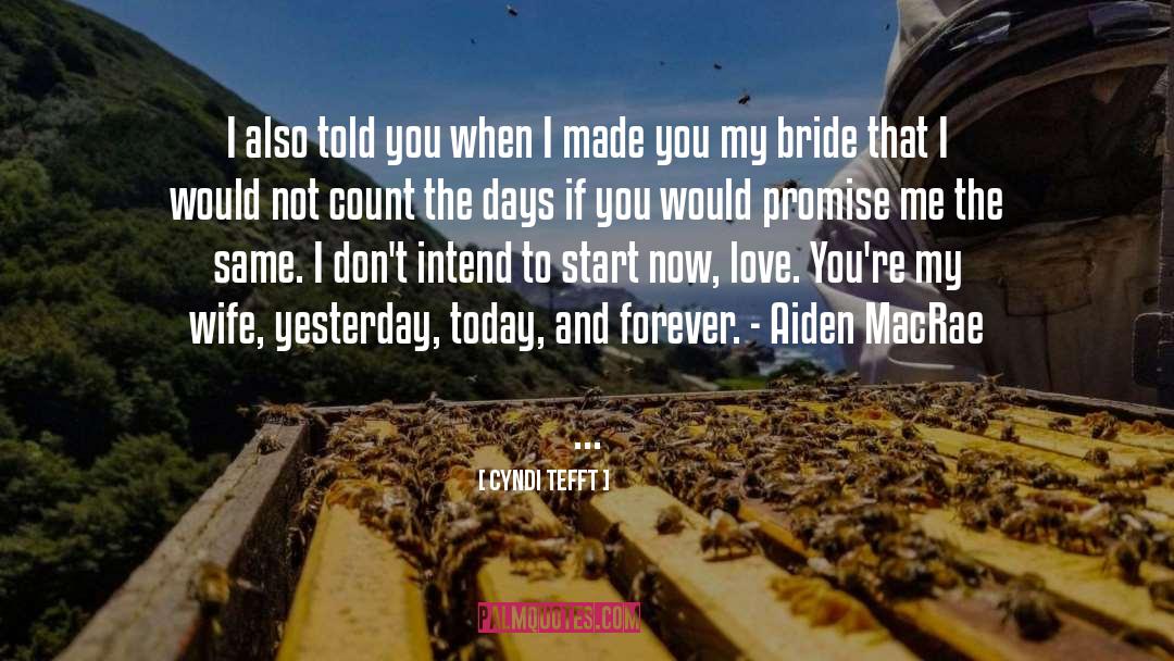 Bride quotes by Cyndi Tefft