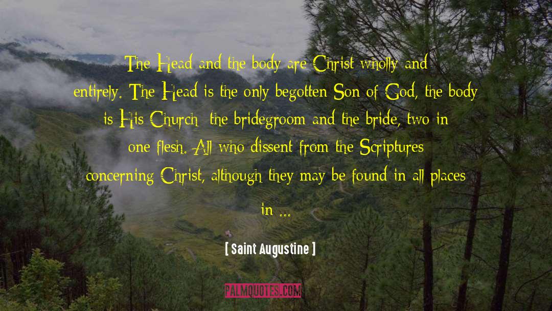 Bridegroom quotes by Saint Augustine