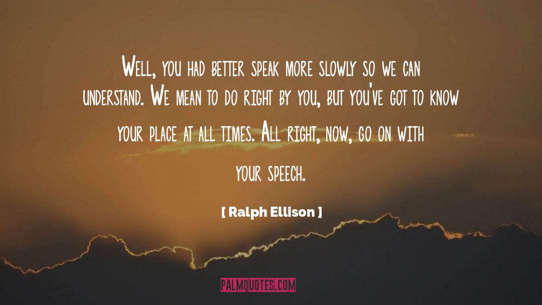 Bridesmaid Speech quotes by Ralph Ellison