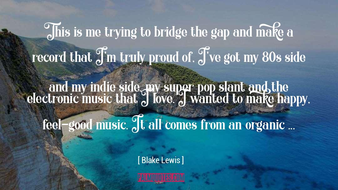 Bridge The Gap quotes by Blake Lewis