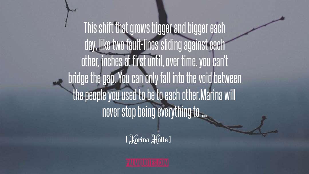 Bridge The Gap quotes by Karina Halle