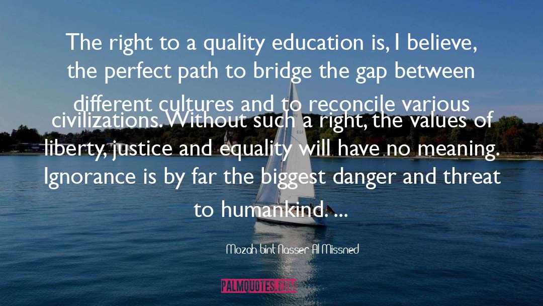 Bridge The Gap quotes by Mozah Bint Nasser Al Missned