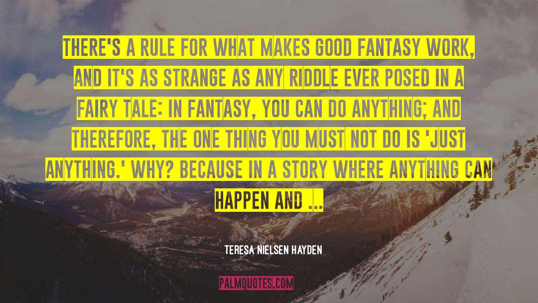 Bridgette Hayden quotes by Teresa Nielsen Hayden