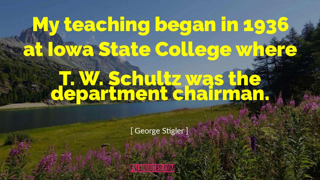 Bridgewater State College quotes by George Stigler