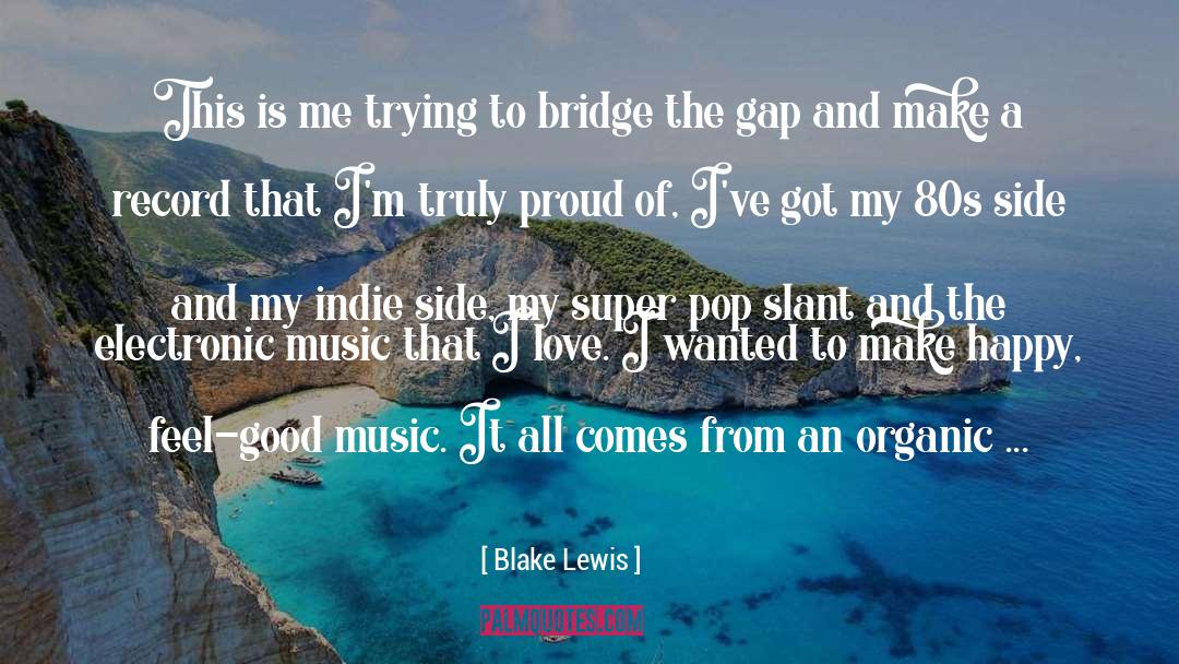 Bridging The Gap quotes by Blake Lewis