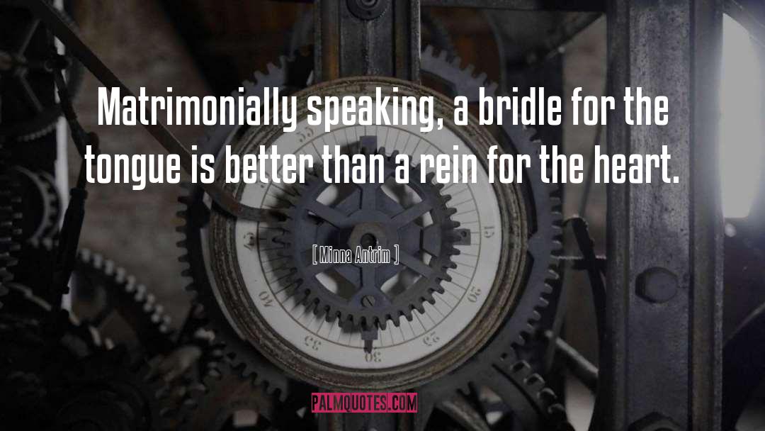Bridle quotes by Minna Antrim
