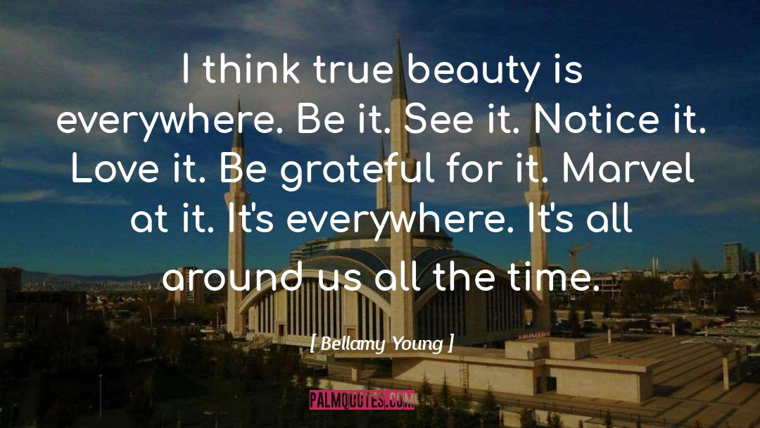 Brief Beauty quotes by Bellamy Young