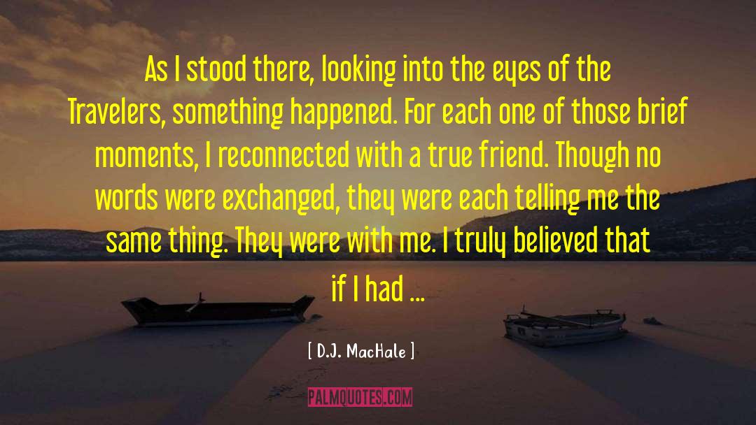 Brief Moments quotes by D.J. MacHale
