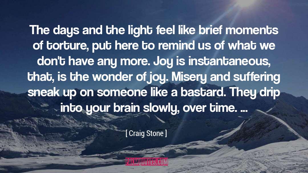 Brief Moments quotes by Craig Stone