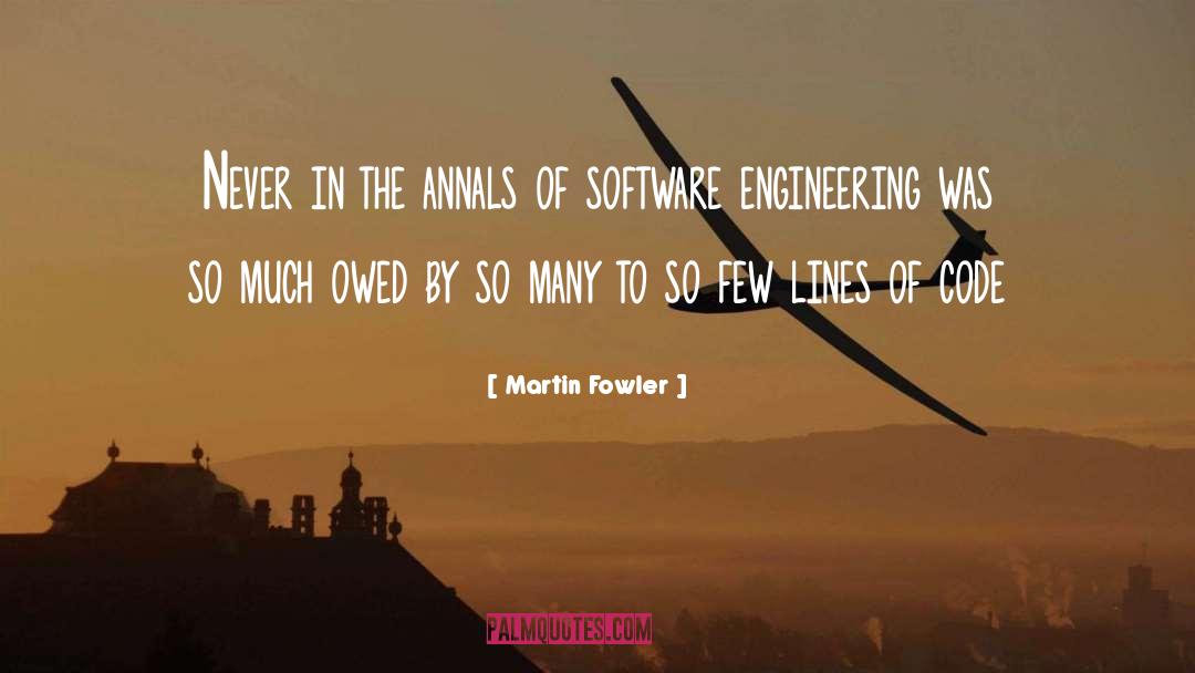 Briem Engineering quotes by Martin Fowler