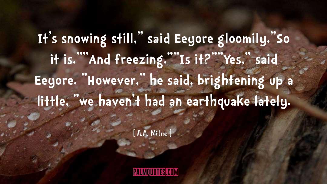 Brightening quotes by A.A. Milne