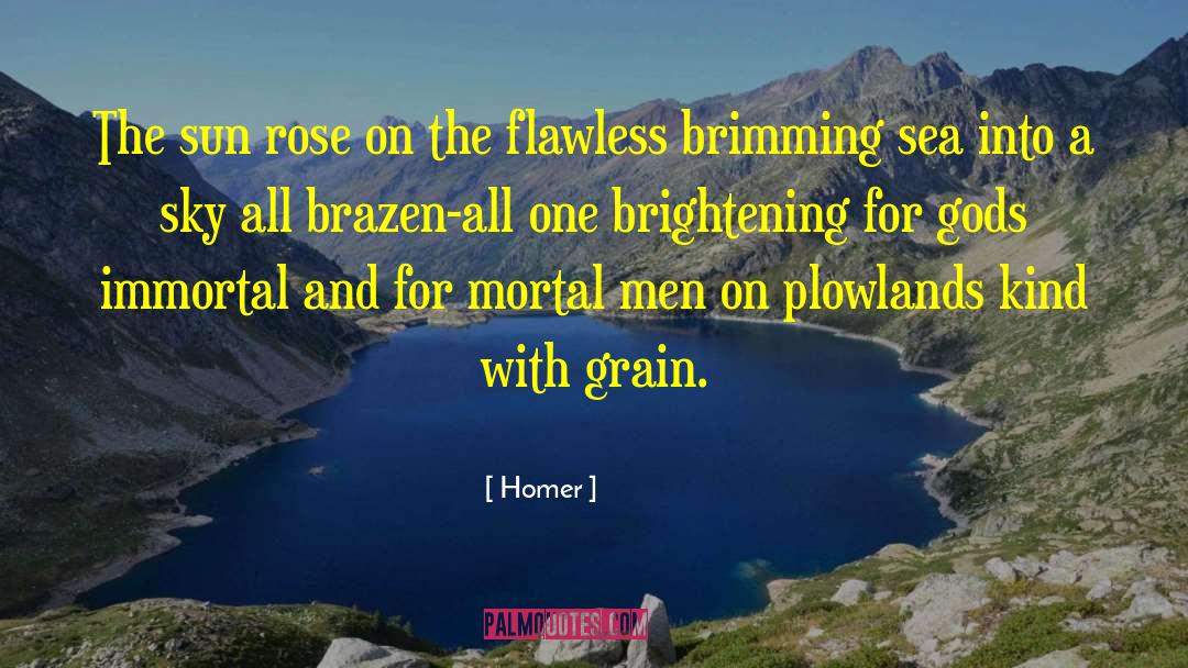 Brightening quotes by Homer