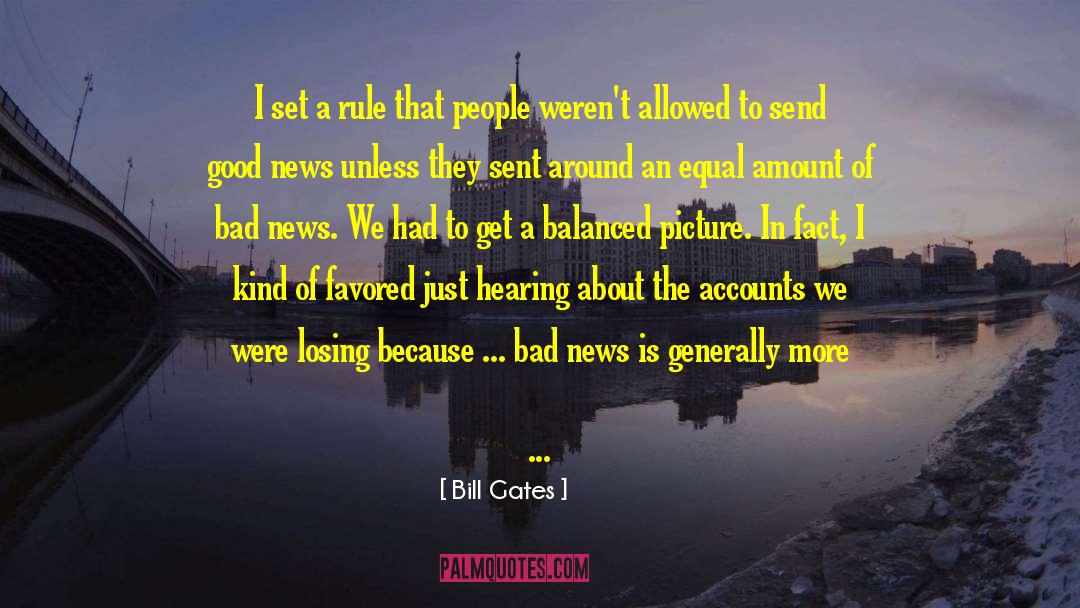Brighter Picture quotes by Bill Gates