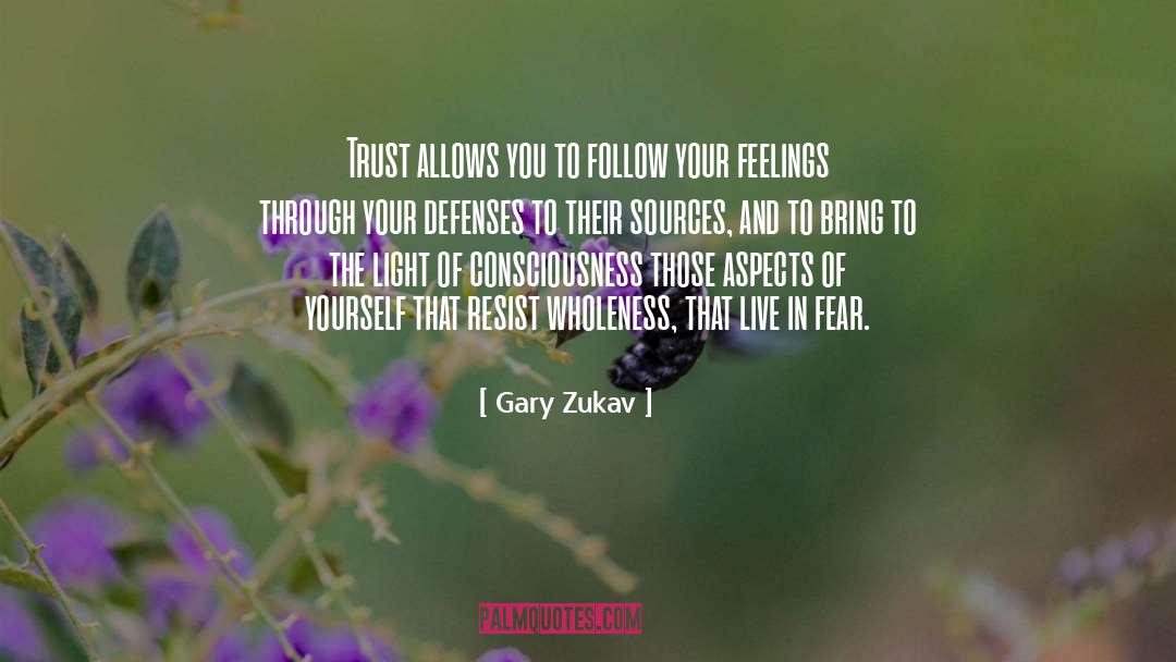 Brightness Of Your Consciousness quotes by Gary Zukav