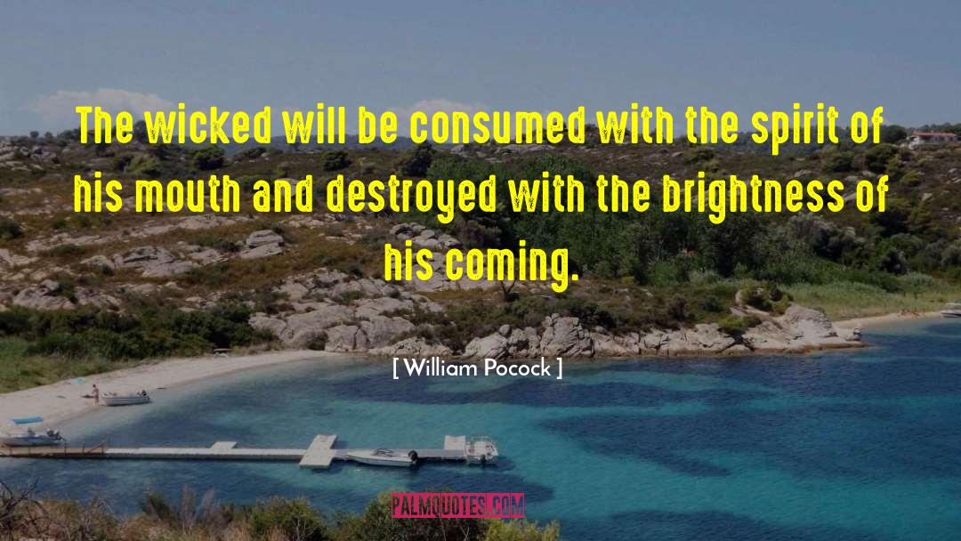 Brightness quotes by William Pocock